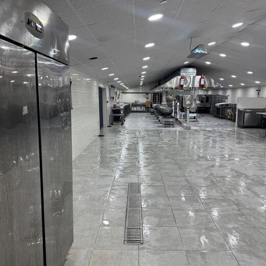 Trakya Catering mutfak koridoru