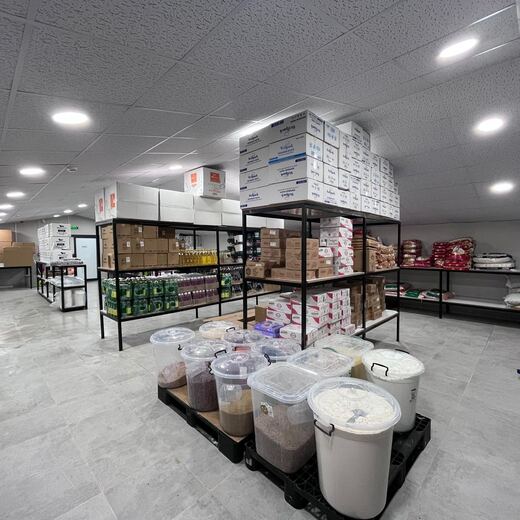 Trakya Catering üretim hazırlık alanı