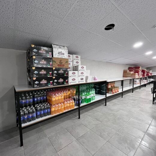 Trakya Catering stok ve hazırlık alanı
